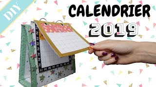 DIY fr  CALENDRIER 2019 [upl. by Basilius]