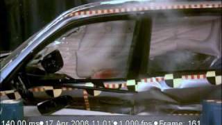 Crash Test 2009 Subaru Forester Side Impact NHTSA [upl. by Aisenat959]