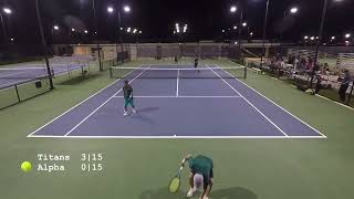 30 div  Nissan Titans vs Alpha Mavericks 09262024  Guam tennis [upl. by Towne]