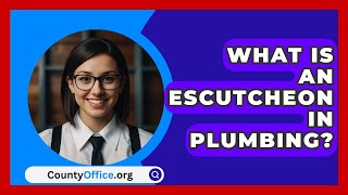 What Is An Escutcheon In Plumbing  CountyOfficeorg [upl. by Annahsed]