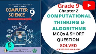 NBF GRADE 9 COMPUTER SCIENCE  UNIT 2EXERCISE SOLVED COMPUTATIONAL THINKING amp ALGORITHM [upl. by Oznofla205]