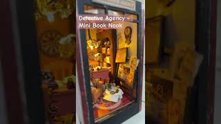 detective agency diycrafts dollhouseminiatures diyminiature bookshelf [upl. by Gwenny]