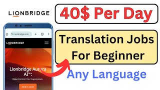 lionbridge translation jobs  transcription jobs for beginners  make money online 2024 [upl. by Nytsrik608]