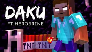 Herobrine X Daku Edit Animation😈 herobrine [upl. by Idyh]