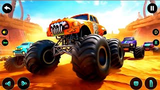 Monster Truck Racing Offroad Simulator 3D  4×4 Derby Mud and Rocks Drive  Android GamePlay [upl. by Ancelin193]