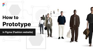 How to prototype in Figma using a complete Fashion Web App [upl. by Verile]