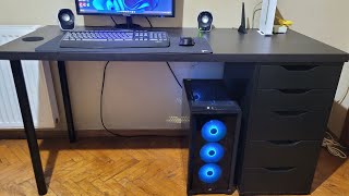 Ikea LagkaptenAlex Desk Assembly [upl. by Micky]