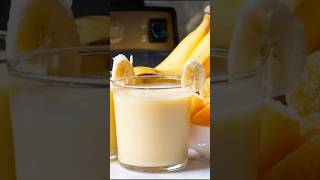 Relax with a refreshing banana smoothie 2 min receipe smoothie breakfast healthyfood [upl. by Marashio]