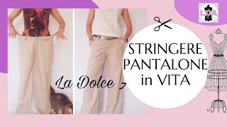 Come stringere un pantalone in vita [upl. by Ayikin]