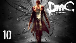 Прохождение DMC Devil May Cry  Миссия 10 — Плохие новости  Босс Боб Барбас [upl. by Nomzaj]