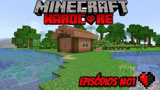 série de minecraft EP01 jogando minecraft no celular no modo Hardcore [upl. by Arrac]