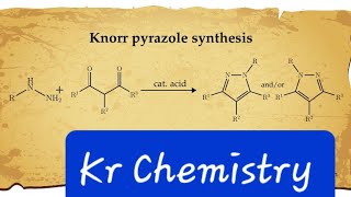 PYRAZOLE  Synthesis Rections amp Mechanism  Kr chemistry  Organic Chemistry  Cyclic Compound [upl. by Yereffej]