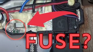 Brushless Dewalt controller repair fuse soldering attempt dewaltrepair powertools pcbrepair [upl. by Sitsuj]