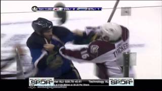 Darcy Tucker vs Mike Weaver Mar 16 2010 [upl. by Kevon]