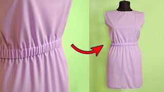 Elastic Waist For a Dress [upl. by Akibma]