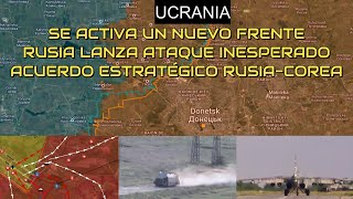 INESPERADO Rusia abre un nuevo Frente y Lanza un Ataque desde 3 direccionesAcuerdo Rusia y Corea [upl. by Cirda]