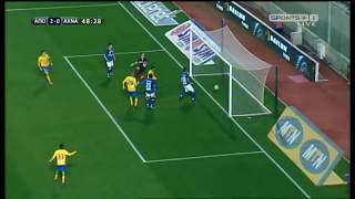 Riise Voley Goal Against Ethnikos Achna 7215 [upl. by Helga593]