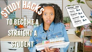 How To Get STRAIGHT As in SCHOOL Study Hacks [upl. by Ahsemaj]