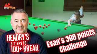 EVANS HENDRY 6 STEPS CHALLENGE  Watch to see if England International Evan Plummer gets to 300 🤔 [upl. by Ronny]