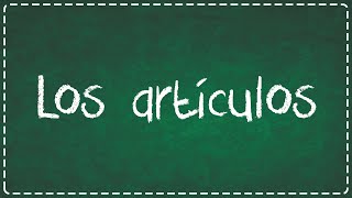 Los artículos unidad gramatical [upl. by Aiset904]