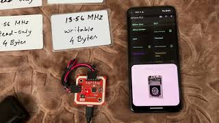 DIY “PN532 BLE” that works with the “MTools BLE” App [upl. by Eecyak198]