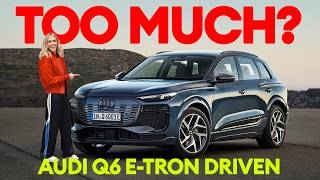 FIRST DRIVE Audi Q6 etron the best electric Audi yet  Electrifying [upl. by Ennylcaj165]