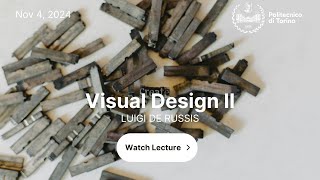 HCI2024  Lecture 11  Visual Design part II [upl. by Dennie]