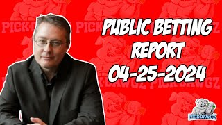 MLB Public Betting Report Today 42524  Against the Public with Dana Lane [upl. by Aicert]