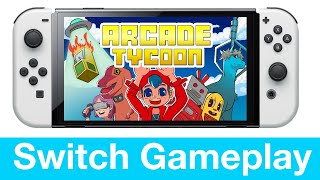 Arcade Tycoon Nintendo Switch Gameplay [upl. by Solon343]