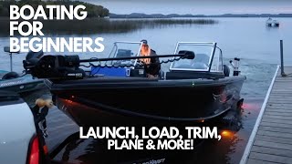 Boating Basics COMPLETE Guide to Launching Loading Driving amp More [upl. by Dichy]