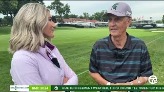 Grandson grandfather enjoy final trip to Rocket Mortgage Classic together [upl. by Okoy411]