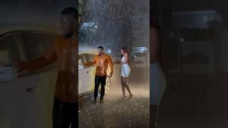 Chinenye Nnebe and Maurice Sam rain scene in the movie “Happy Ending” 🎥 chinenyennebe mauricesam [upl. by Delia]