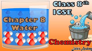 chapter 8 water class 8th icse chemistry in hindi jatinacademy [upl. by Leirbaj]