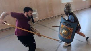 Gladiatoren Training  Secutor vs Retiarius  KW12 [upl. by Oly487]