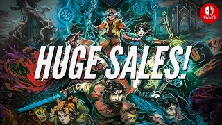 A HUGE Switch Eshop Sale  50  95 off these GREAT GAMES [upl. by Arleen]