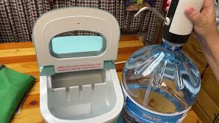 COSTWAY Countertop Ice Maker 26LBS24H Portable and Compact Ice Maker Machine [upl. by Liddy]