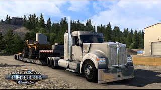 NEW Truck Trailer and Cargo in American Truck Simulator  JonRuda Trailer Pack [upl. by Arikat]