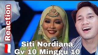 Siti Nordiana Perform Minggu 10 Gegar Vaganza All Star 🇮🇩 Reaction  MANTAP NANA‼️‼️ [upl. by Niuqauj]