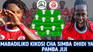 Kocha FADLU Ametangaza Mabadiliko Ya Kikosi Cha Simba Sc Leo Dhidi Ya Pamba Simba Sc Vs Pamba live [upl. by Bamford]