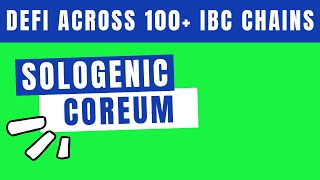 Sologenic Integrates the XRPL Coreum Bridge  XRPL amp XRP now on Coreum DEFI [upl. by Neelra]