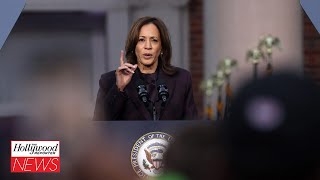 Kamala Harris Concession Speech quotI Do Not Concede the Fight That Fueled This Campaignquot  THR News [upl. by Nahtanha]