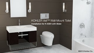 Installation – Veil Toilet with Bidet Seat [upl. by Panayiotis855]