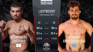 Cage Survivor 3 Kleovoulos Loucaides vs Aggelos Christodoulidis Full Fight [upl. by Selway]