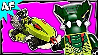 Serpentine SNAKE CRAWLER GOKART Custom Lego Ninjago Rebooted Building Review 70504 70725 [upl. by Anecusa]