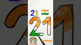 Easy tiranga 21 jana gana mana marble music india youtubeshorts drawing trending learn viral [upl. by Melita295]