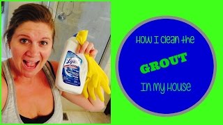 How to Clean Grout  No Scrubbing [upl. by Lerrad]