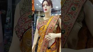 Jaipuri silk fabric Resham siroski work designer saree youtubeviral youtubeshorts viralshort [upl. by Giusto]