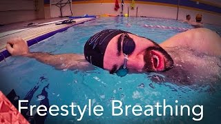 4 Breathing exercises for smooth freestyle swimming Progressions Beginners [upl. by Anahcra691]