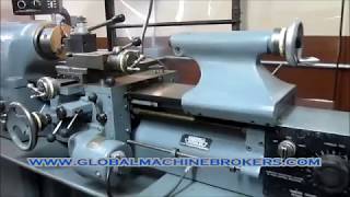 Hardinge Model HLVH 5 Hp 440V 3Ph Belt Driven Tool Room Lathe WTooling amp Coolant [upl. by Akkire]