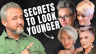 5 Short Grey Hairstyles That will make you LOOK YOUNGER AFTER 50  GAME CHANGERS youthful over50 [upl. by Akelahs205]